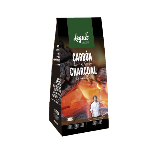 Quebracho trækul 3 Kg.
