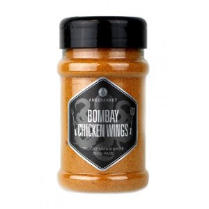 Bombay Chicken Wings, Curry BBQ Rub til fjerkræ